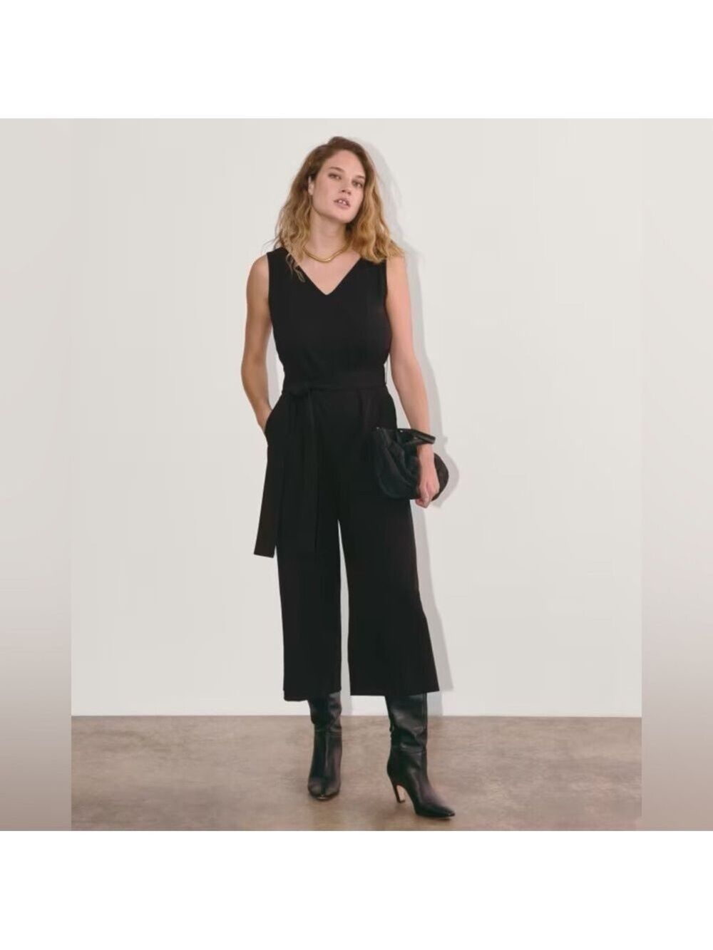 Everlane The Ultimate Jumpsuit in Black - Size 0